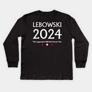 Lebowski Sobchak 2024 For President Kids Long Sleeve T-Shirt